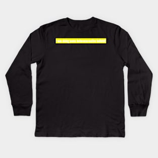 Heteronormative Bullshit Kids Long Sleeve T-Shirt